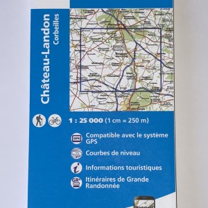 Carte IGN Château-Landon - 14 €