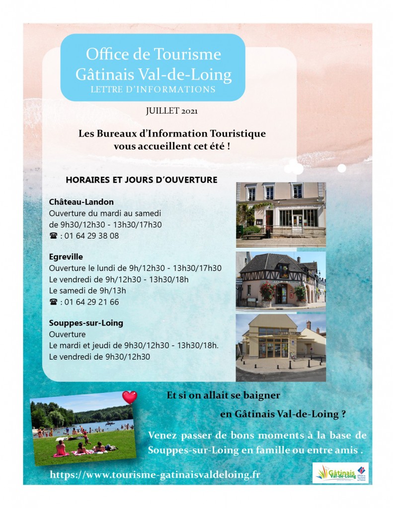 Bulletins d'informations juillet